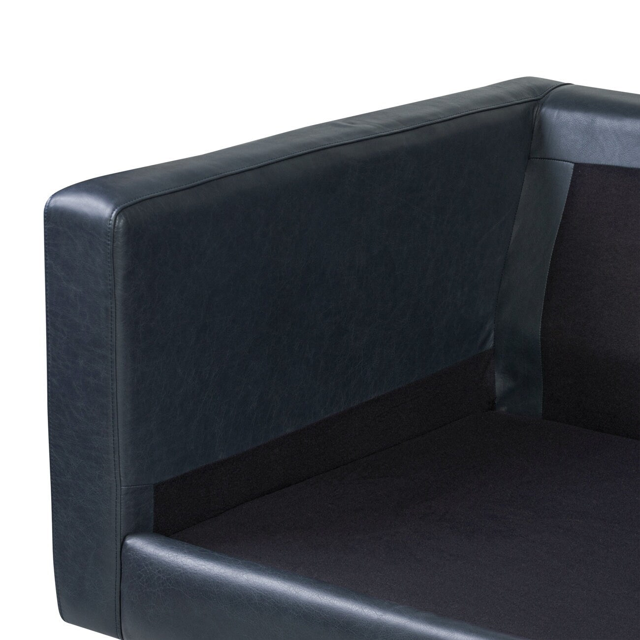Poly & Bark Napa 72 Apartment Sofa - Full Grain Genuine Italian Leather
