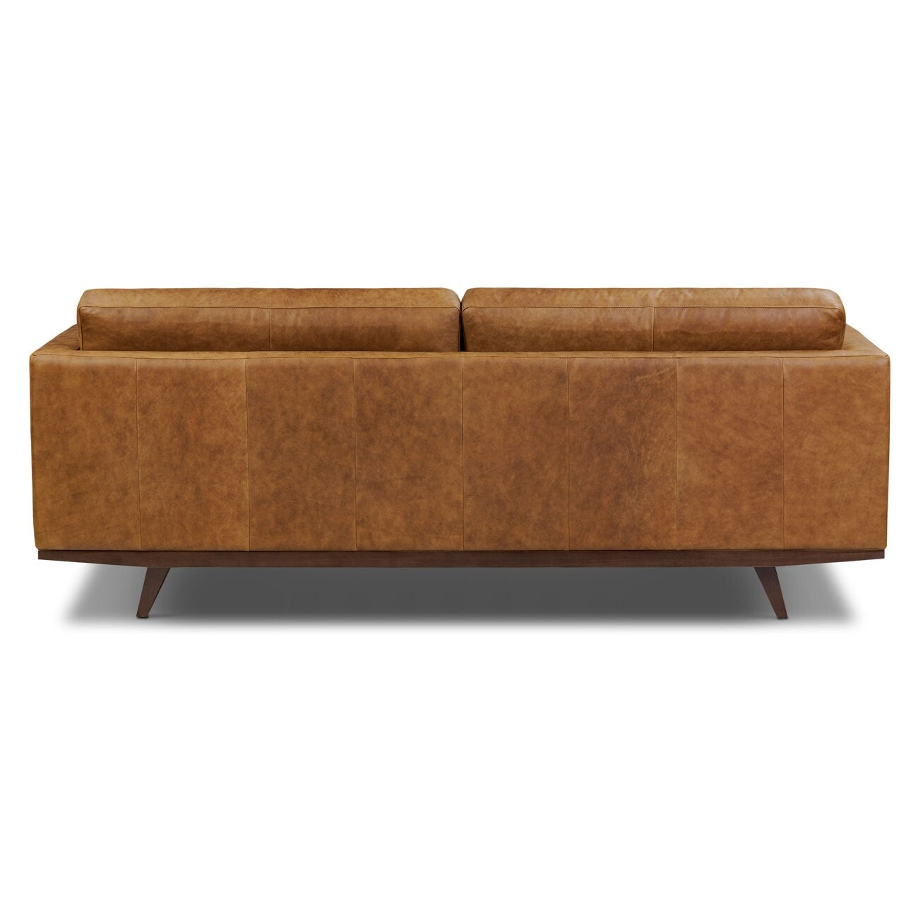 Poly & Bark York 89 Full-Grain Genuine Leather Sofa