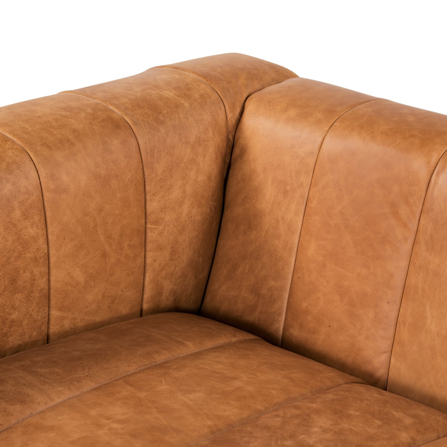 Poly & Bark Canale Sofa - Full Grain Genuine Italian Leather