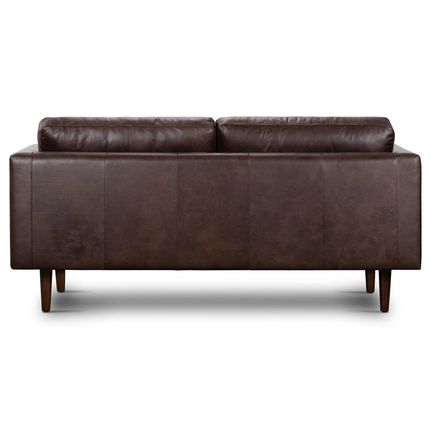 Poly & Bark Napa 72 Apartment Sofa - Full Grain Genuine Italian Leather
