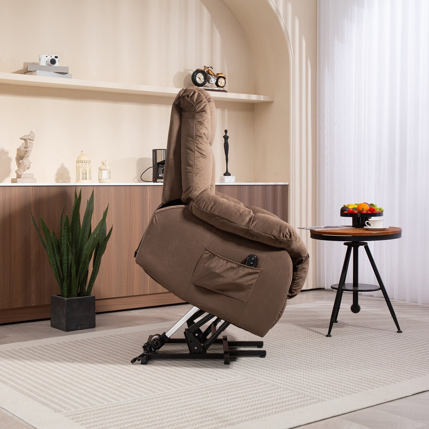 Power Lift Recliner Chair for Elderlyï¼Heavy Duty Recliner w/Safety Motion Mechanism and Comfortable Upholstery