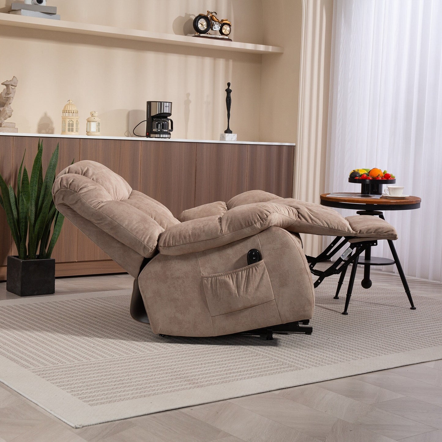 Power Lift Recliner Chair for Elderlyï¼Heavy Duty Recliner w/Safety Motion Mechanism and Comfortable Upholstery