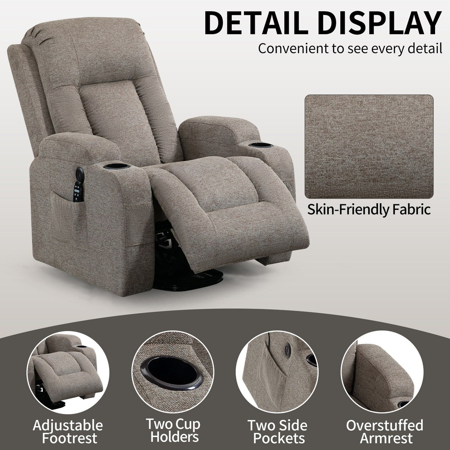 Power Lift Recliner Chair for Elderly