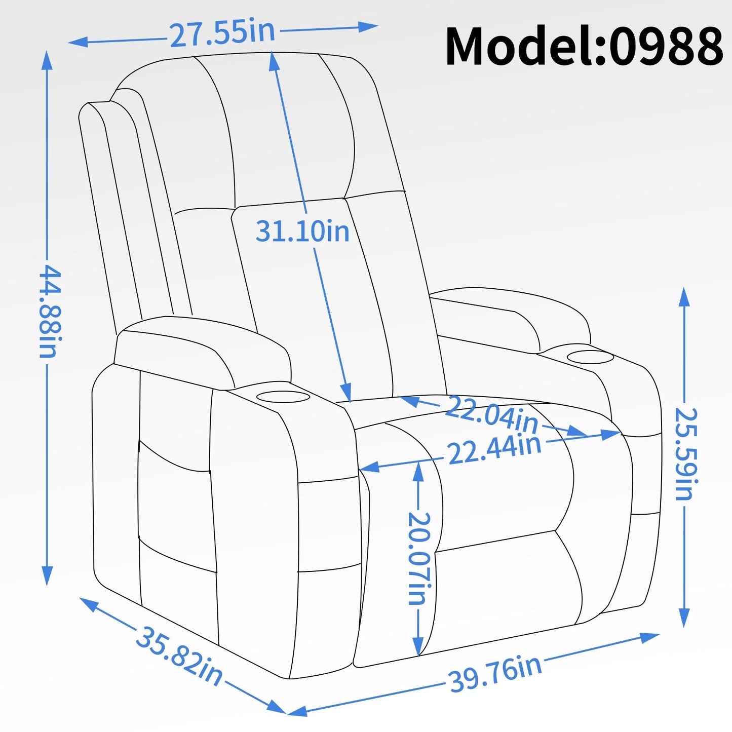Power Lift Recliner Chair for Elderly