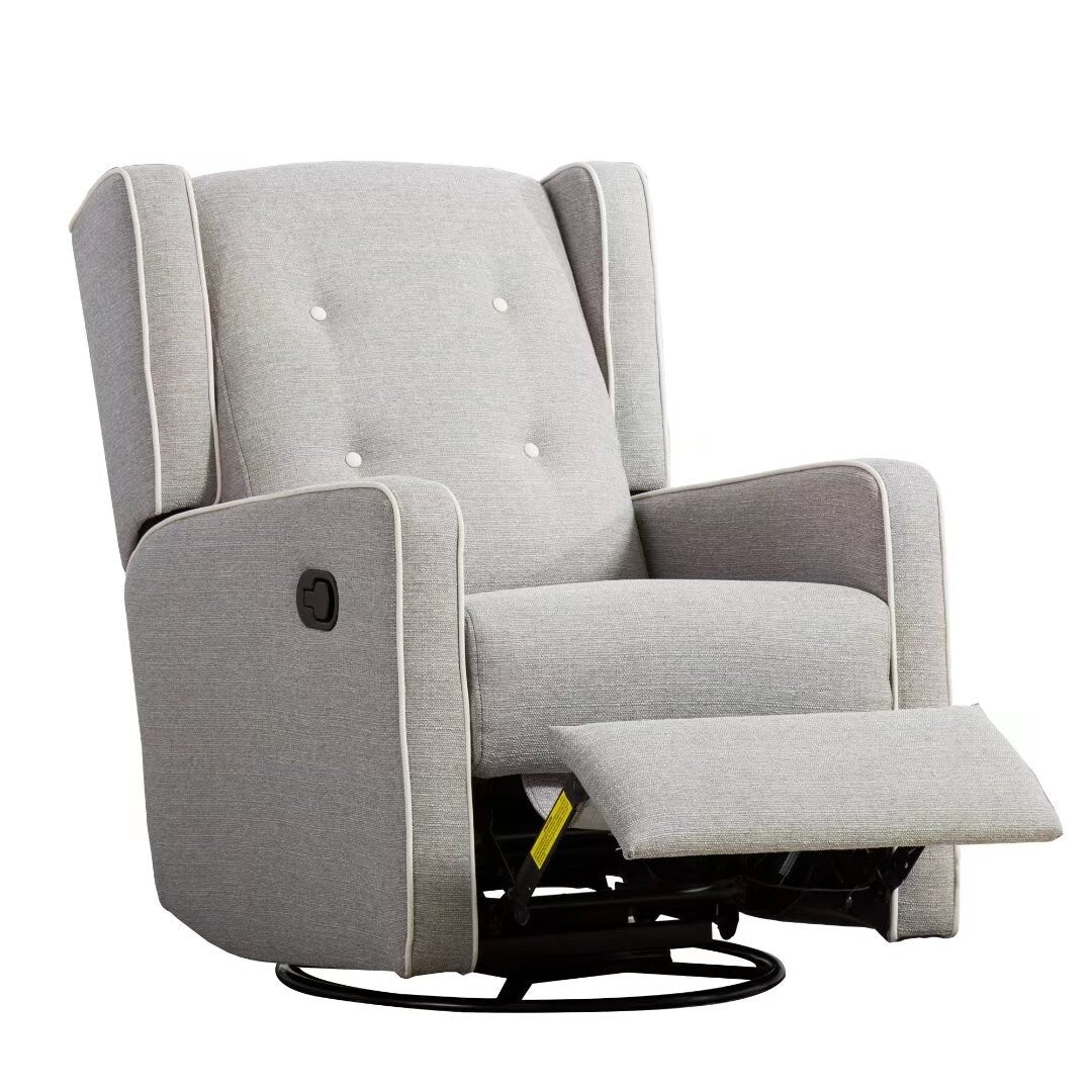 Racing Swivel Rocker Recliner Chair Single Seat Set of two