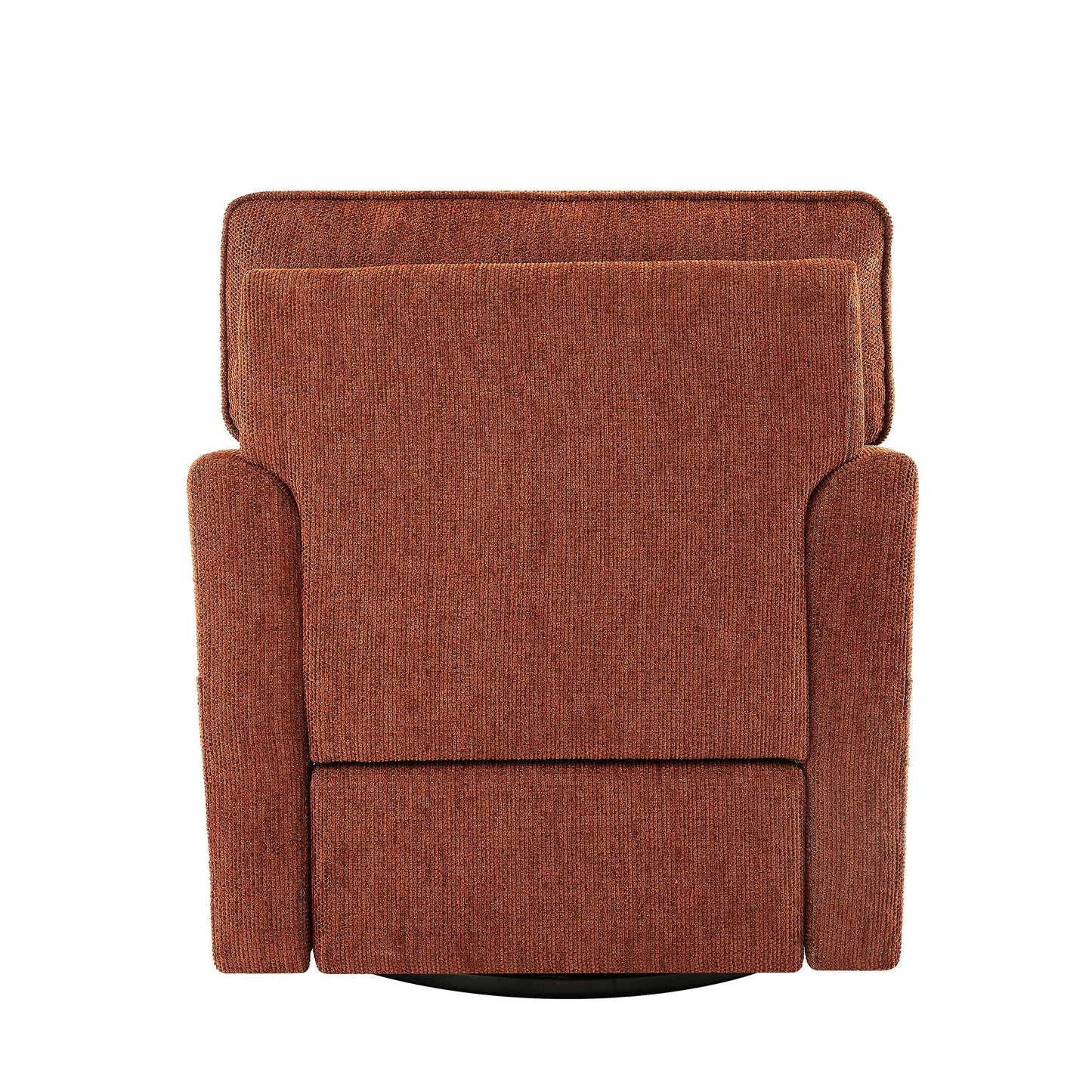 Roomfitters 360° Upholstered Swivel Barrel Armchair Accent Chair with Side Pockets for Living Room Bedroom Office Hotel