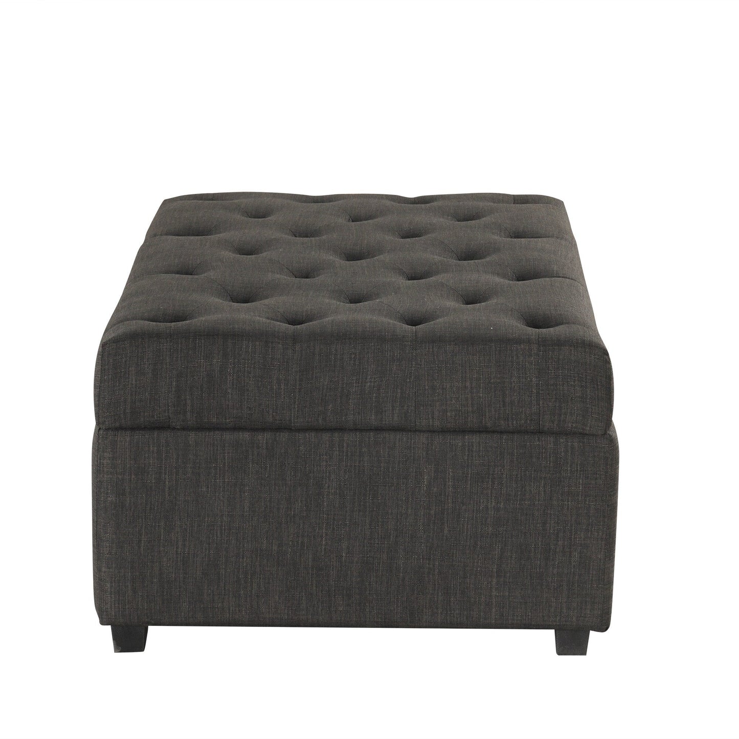 Roomfitters 49.6 Folding Ottoman Sleeper Sofa with Memory Foam Mattress and Tufted Design