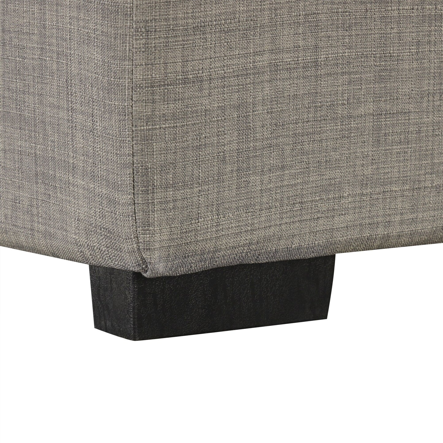 Roomfitters 49.6 Folding Ottoman Sleeper Sofa with Memory Foam Mattress and Tufted Design