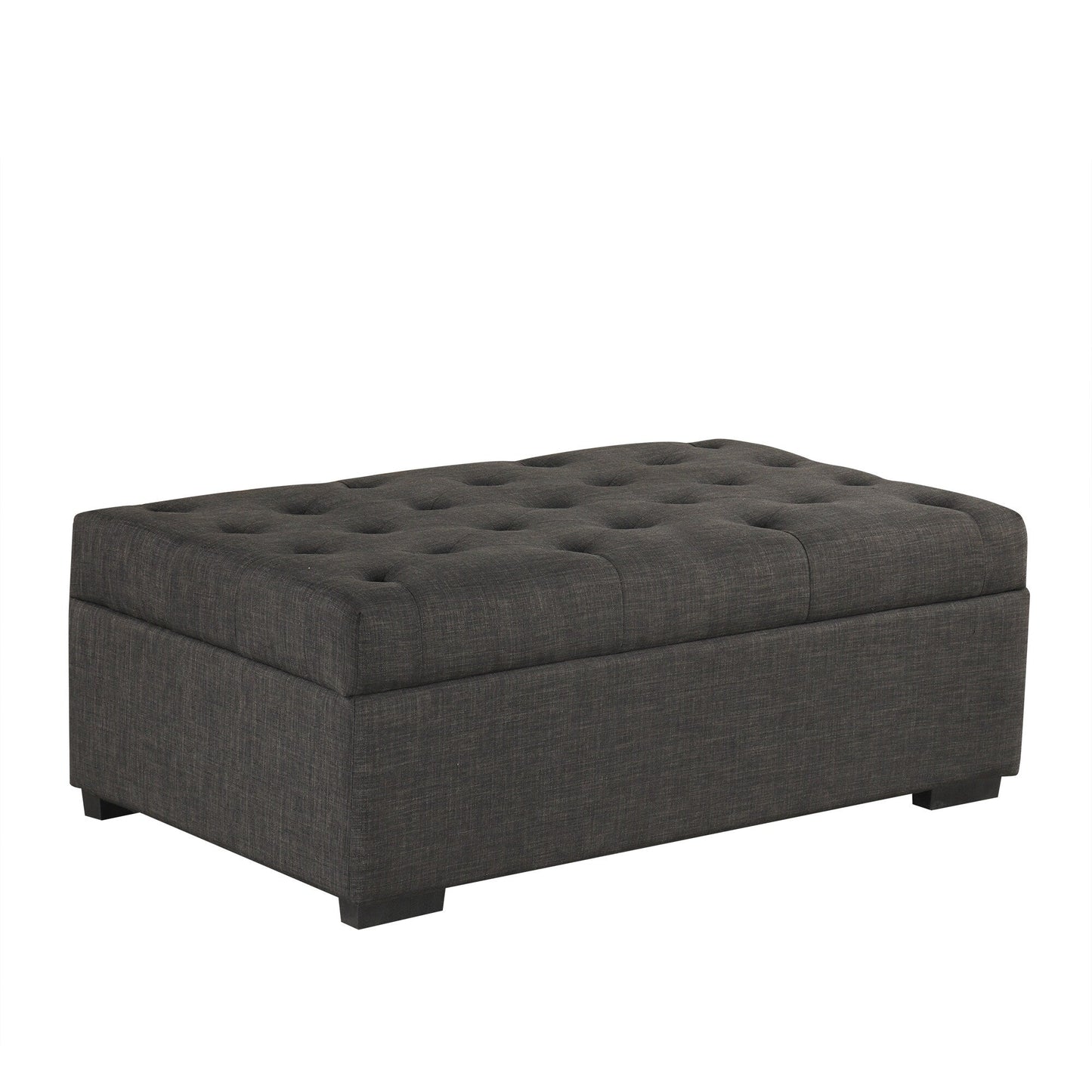 Roomfitters 49.6 Folding Ottoman Sleeper Sofa with Memory Foam Mattress and Tufted Design