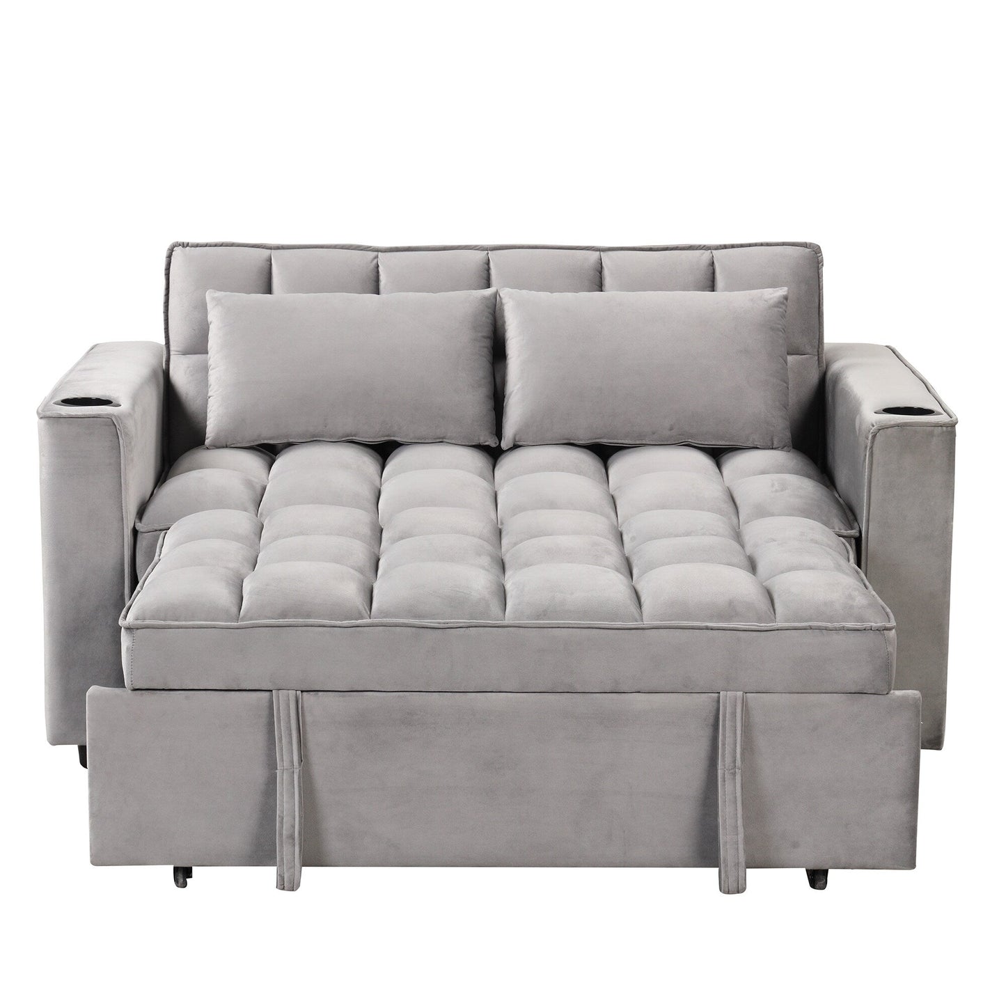 Roomfitters 58 4-1 Multi-functional Sofa Bed with Cup Holder and USB Port for Living Room or Apartments