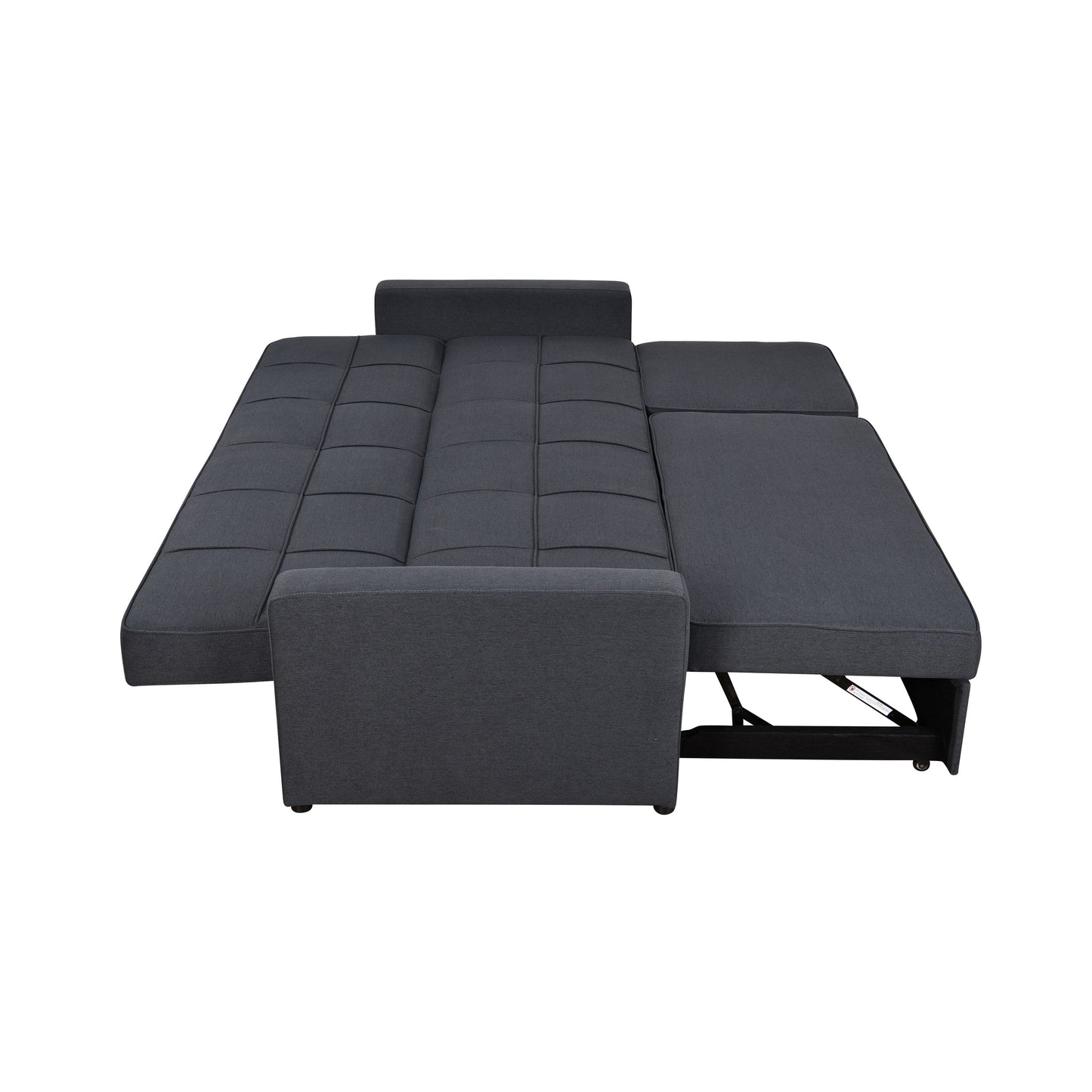 Roomfitters 83 Oversized Upholstered Sofa Bed with Pull-Out Couch Bed & Adjustable Backrest, 3-Seater Convertible Sleeper Sofa