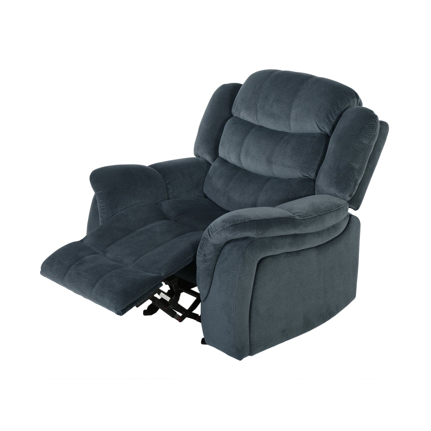Roomfitters Classic Design, Brown Plush Fabric, Glider Recliner