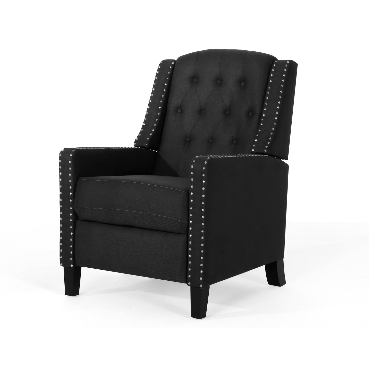 Roomfitters Classic Fabric Push Back Chair, Elegant Recliner for Living Room, Bedroom