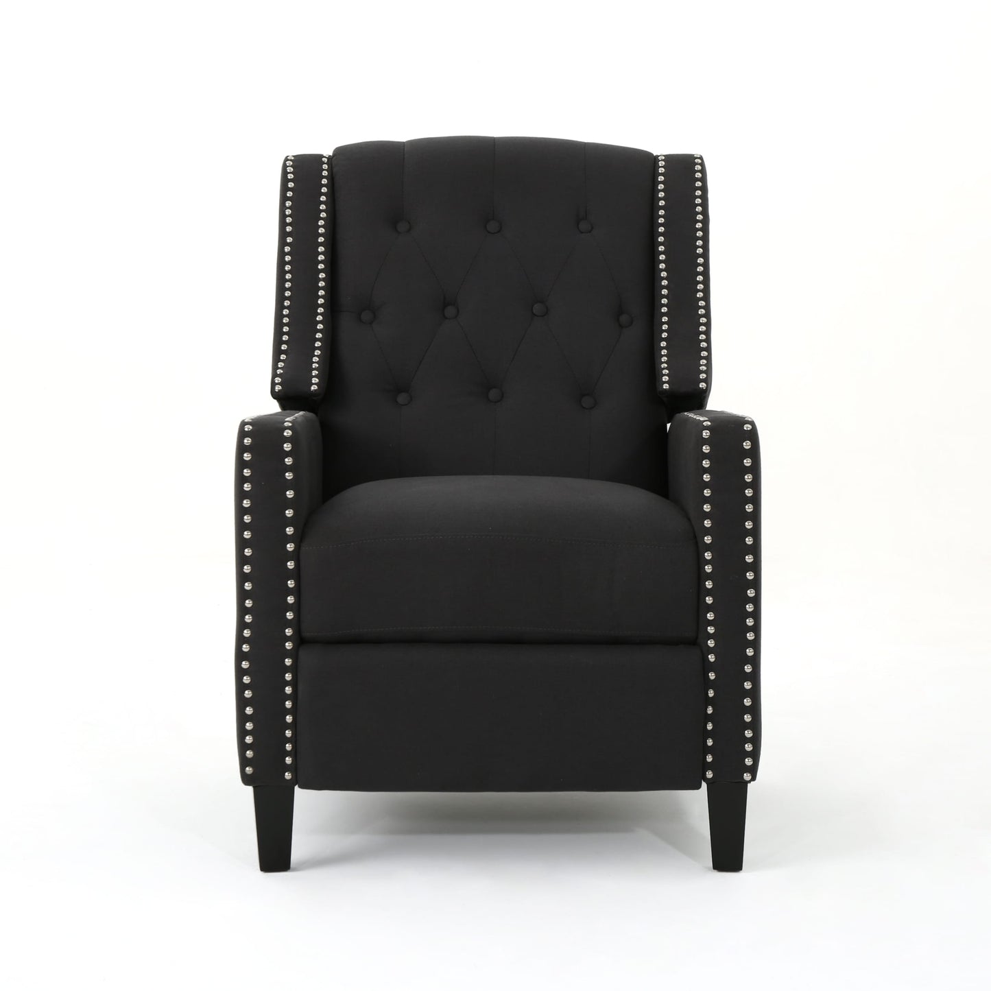 Roomfitters Classic Fabric Push Back Chair, Elegant Recliner for Living Room, Bedroom
