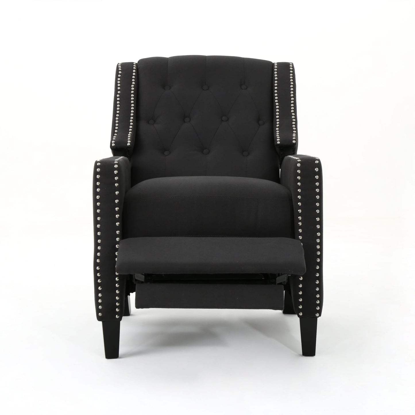 Roomfitters Classic Fabric Push Back Chair, Elegant Recliner for Living Room, Bedroom
