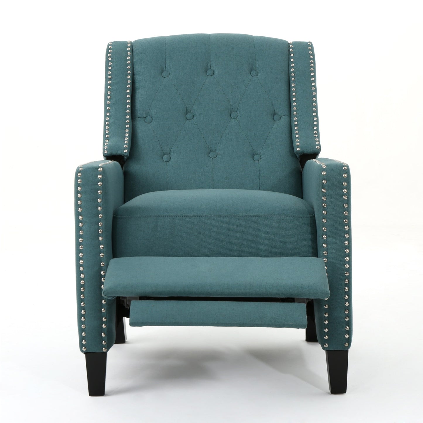 Roomfitters Classic Fabric Push Back Chair, Elegant Recliner for Living Room, Bedroom