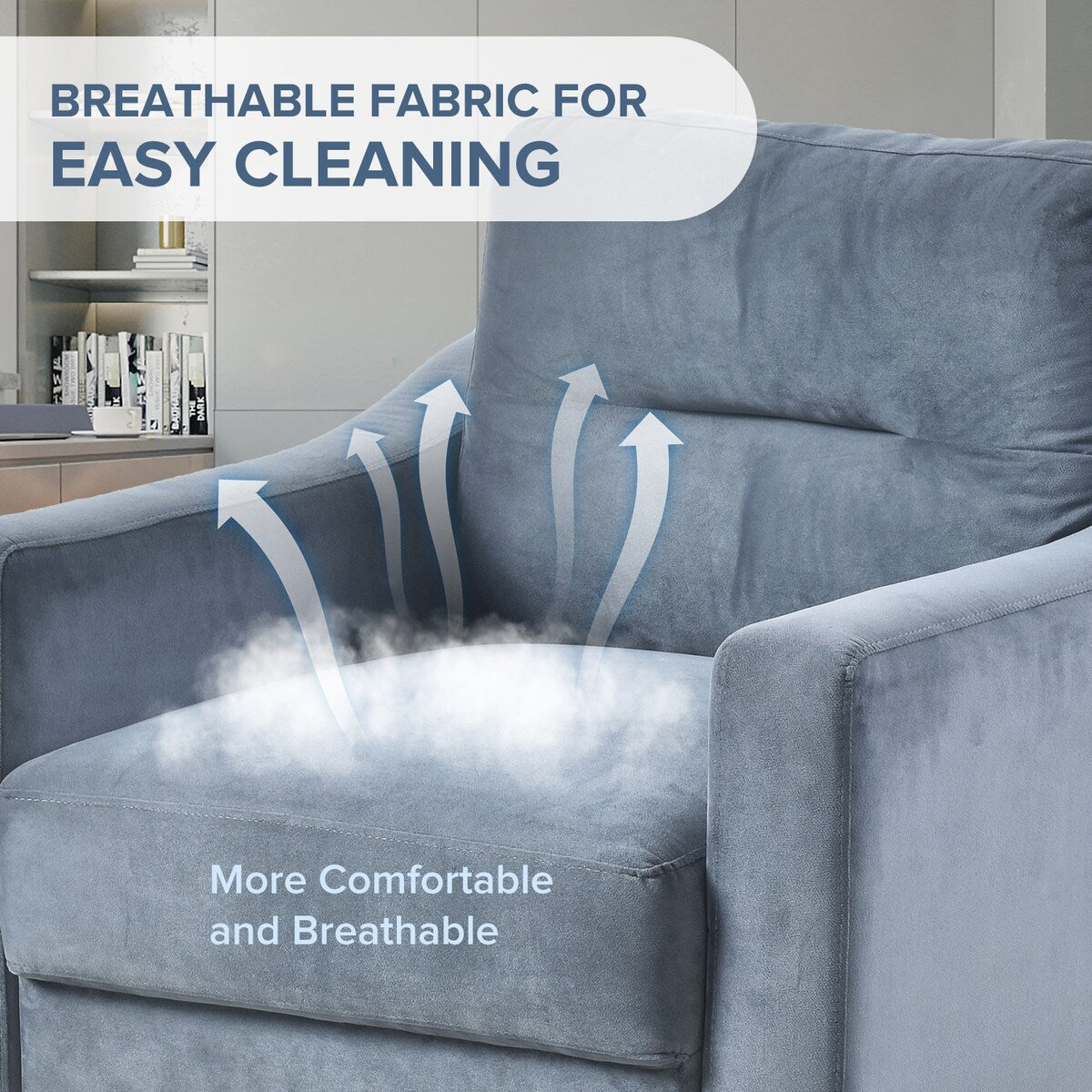 Roomfitters Comfortable Sectional Seater Couch and Sofa Set for Living Room, Bedroom, Office | Small Space Furniture