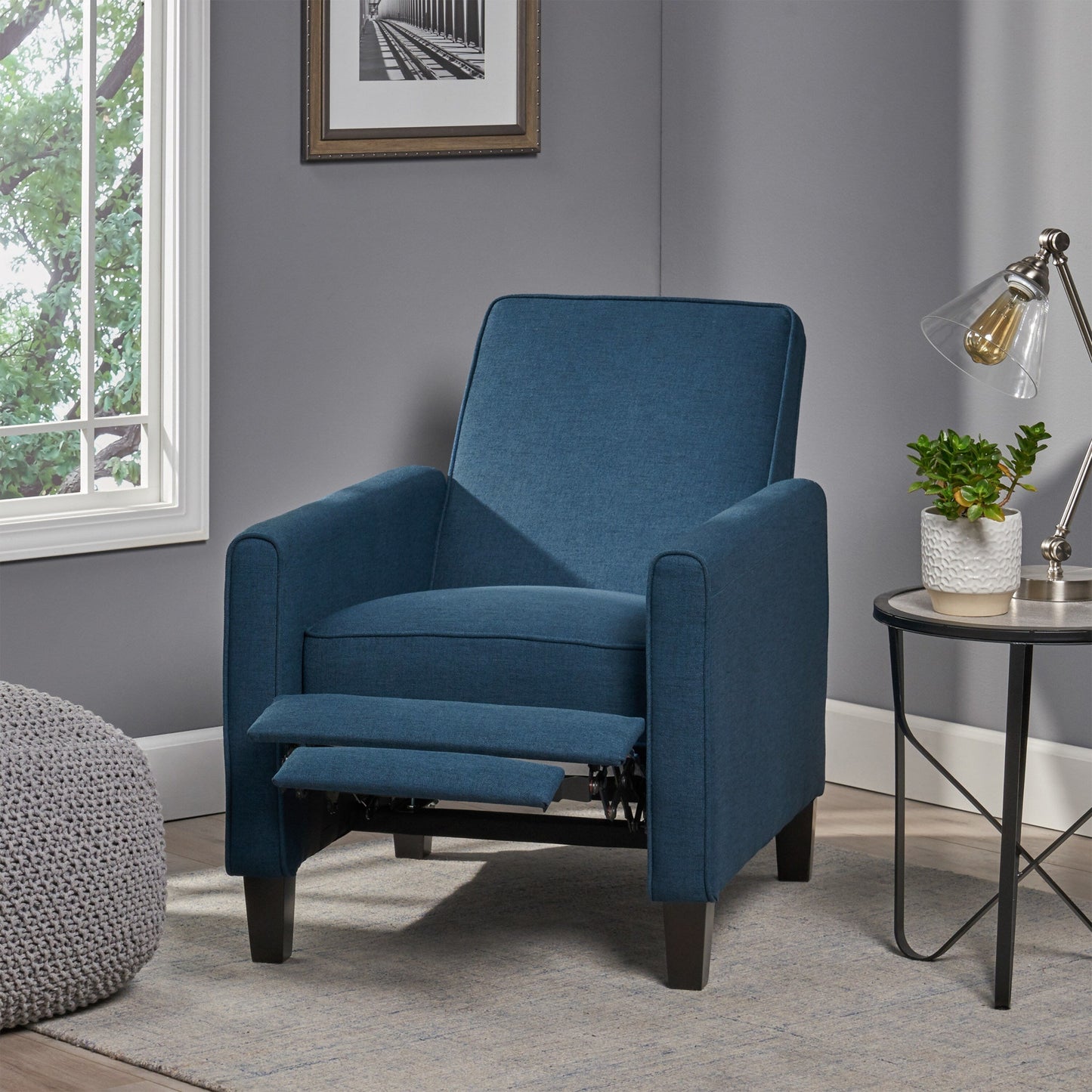 Roomfitters Fabric Push Back Chair for Elegant Home Décor