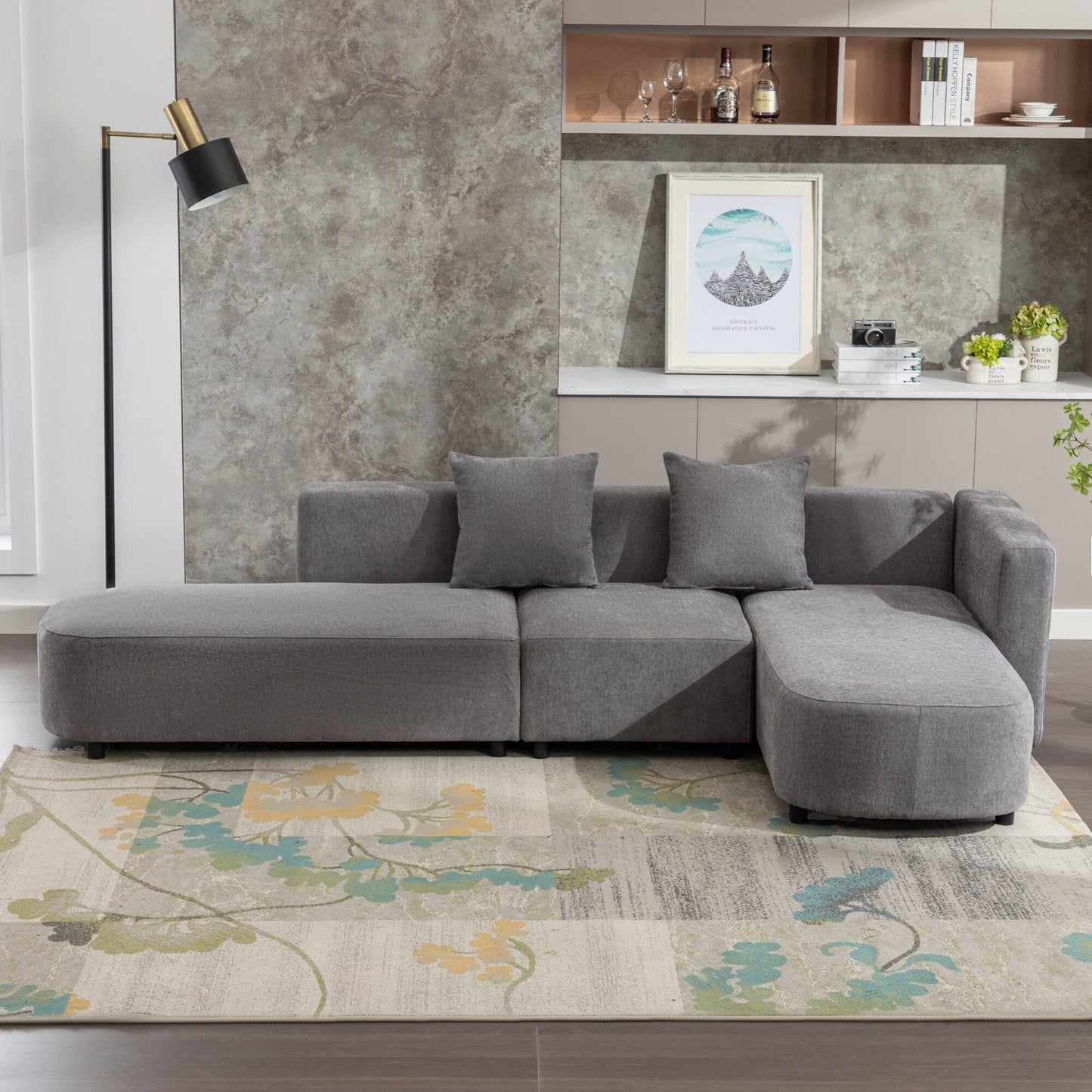 Roomfitters Luxury Modern Style Upholstery Sofa for Living Room, Elegant and Comfortable Design, Perfect for Any Living Space