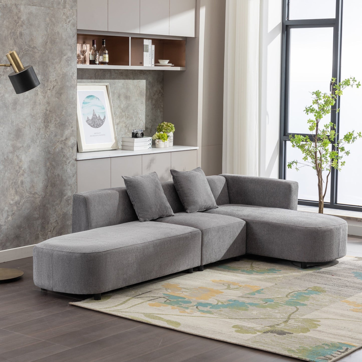 Roomfitters Luxury Modern Style Upholstery Sofa for Living Room, Elegant and Comfortable Design, Perfect for Any Living Space