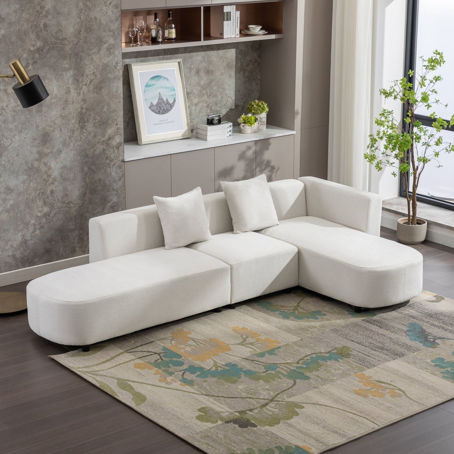Roomfitters Luxury Modern Style Upholstery Sofa for Living Room, Elegant and Comfortable Design, Perfect for Any Living Space