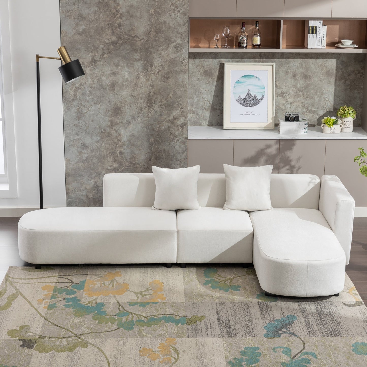 Roomfitters Luxury Modern Style Upholstery Sofa for Living Room, Elegant and Comfortable Design, Perfect for Any Living Space