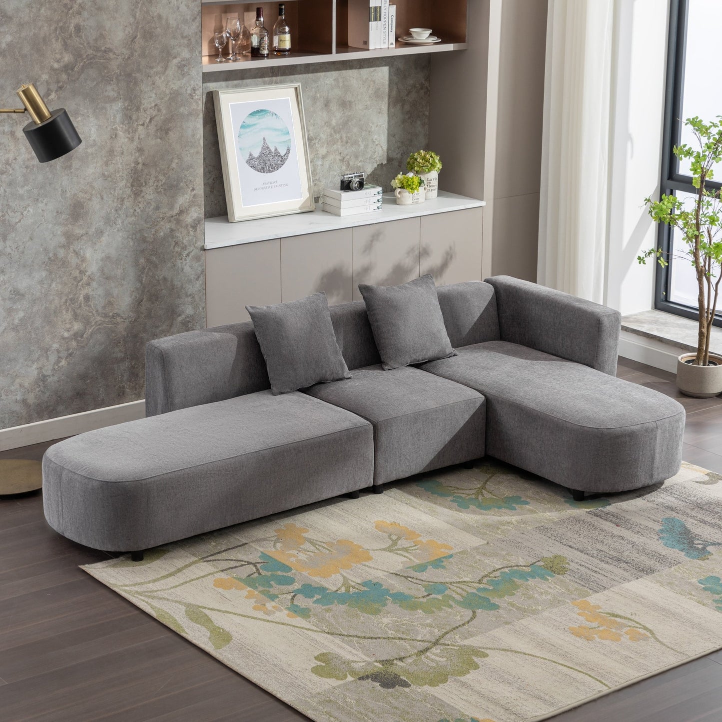 Roomfitters Luxury Modern Style Upholstery Sofa for Living Room, Elegant and Comfortable Design, Perfect for Any Living Space