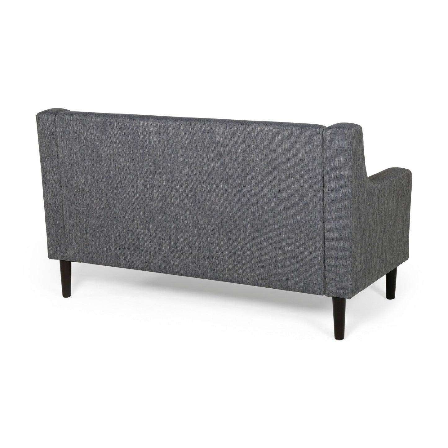 Roomfitters Modern Upholstered Sofa, Button-Tufted Couch with Curved Armrests and Comfortable Cushions