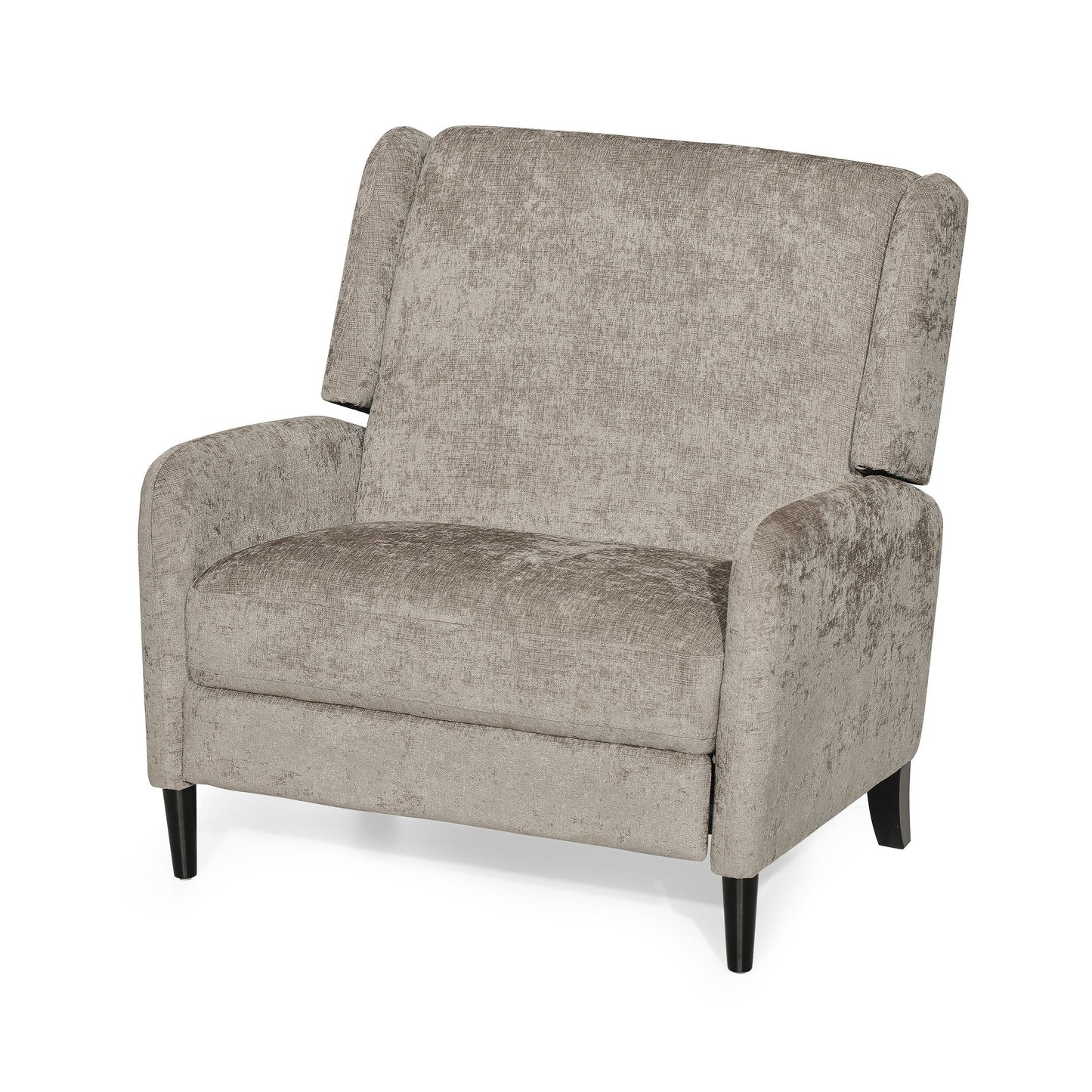 Roomfitters Oversized Textured Fabric Pushback Recliner, Cozy Recliner for Living Room