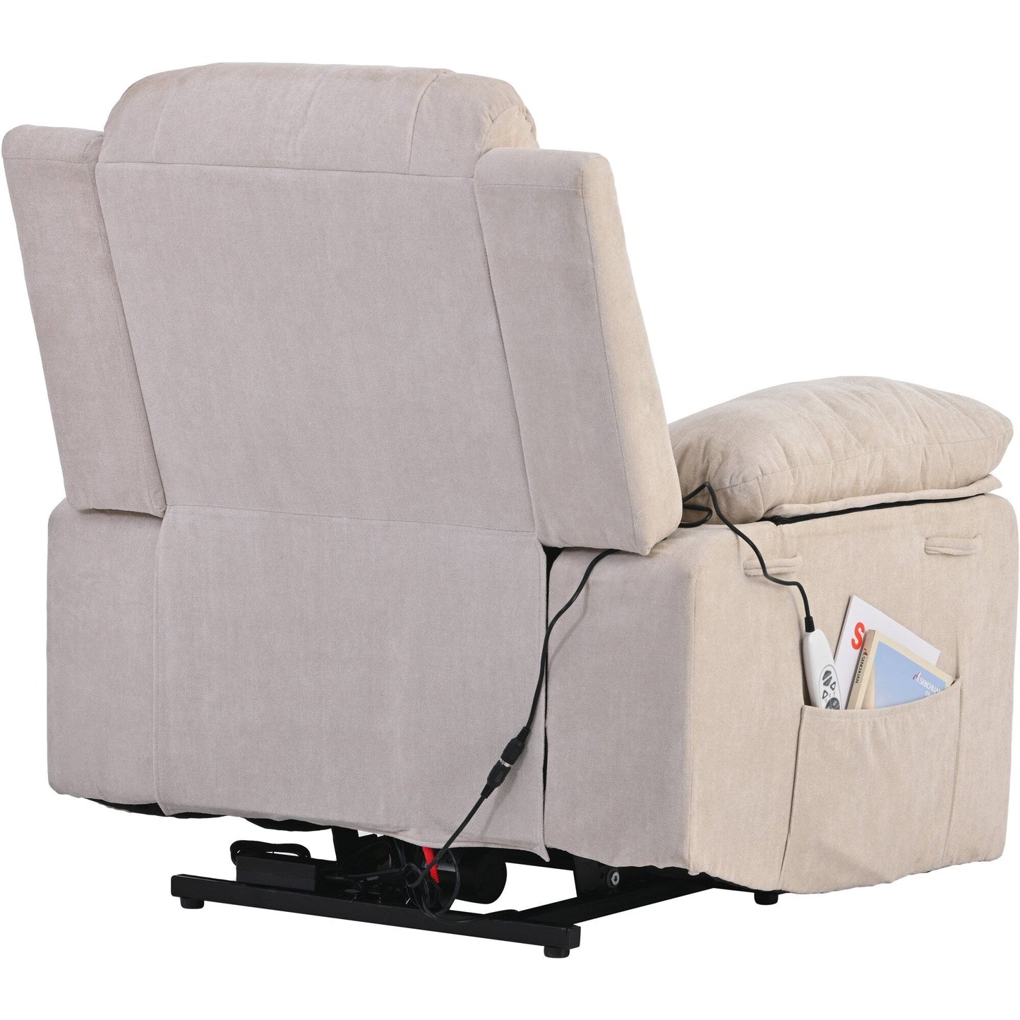 Roomfitters Power Lift Massage Recliner Chair with Soothing Heat, Adjustable Massage Modes, Infinite Reclining Options
