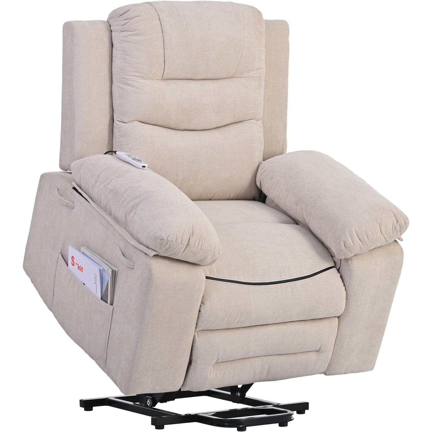 Roomfitters Power Lift Massage Recliner Chair with Soothing Heat, Adjustable Massage Modes, Infinite Reclining Options