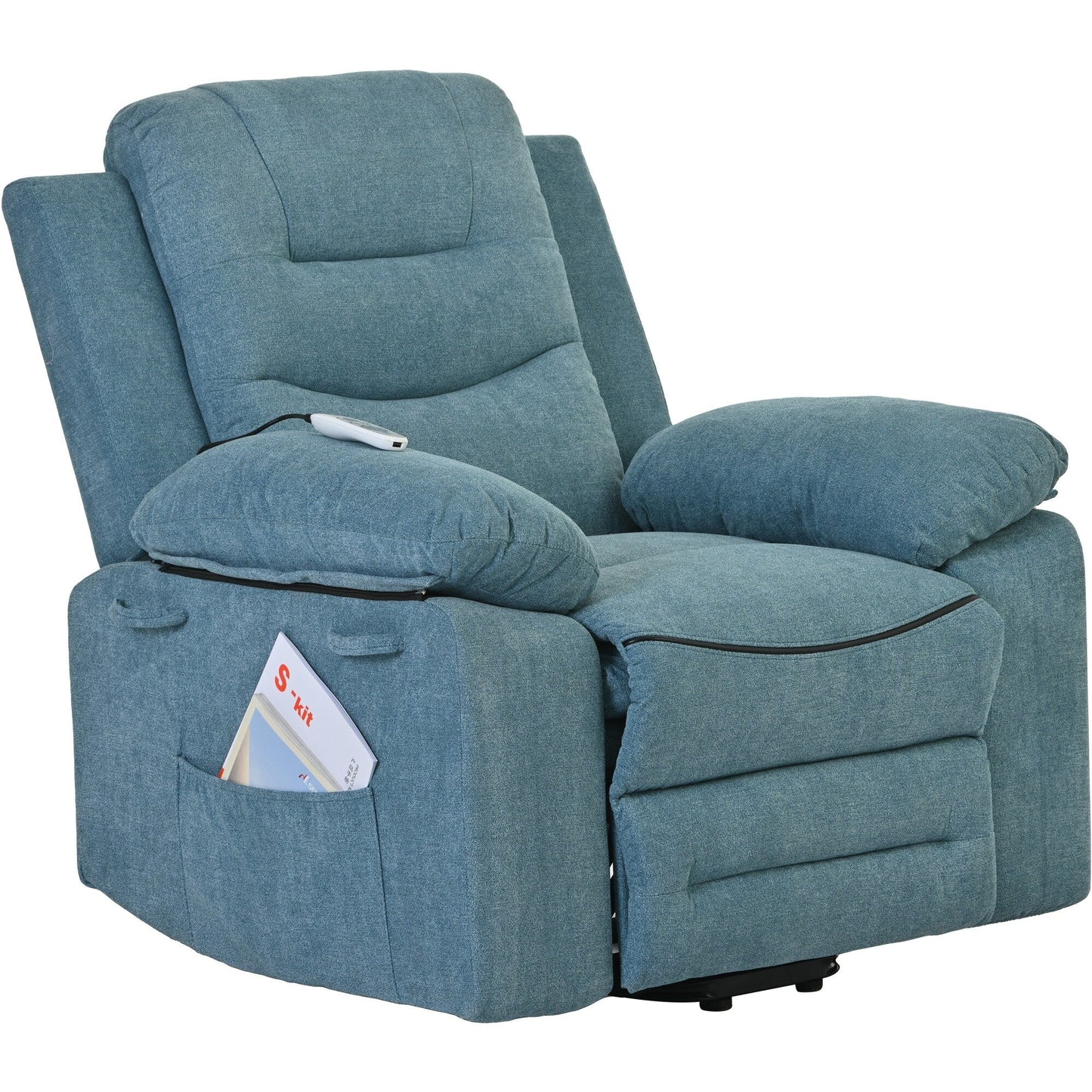 Roomfitters Power Lift Massage Recliner Chair with Soothing Heat, Adjustable Massage Modes, Infinite Reclining Options