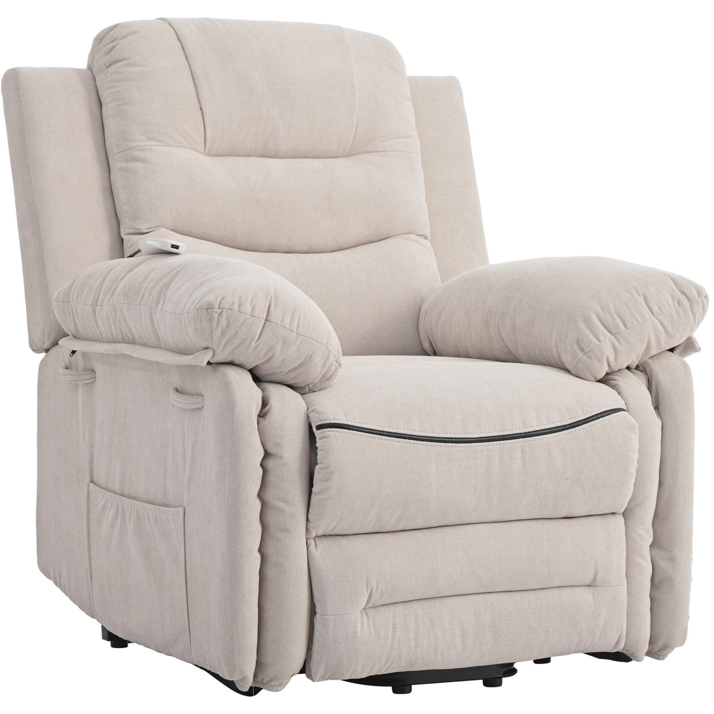 Roomfitters Power Lift Massage Recliner Chair with Soothing Heat, Adjustable Massage Modes, Infinite Reclining Options