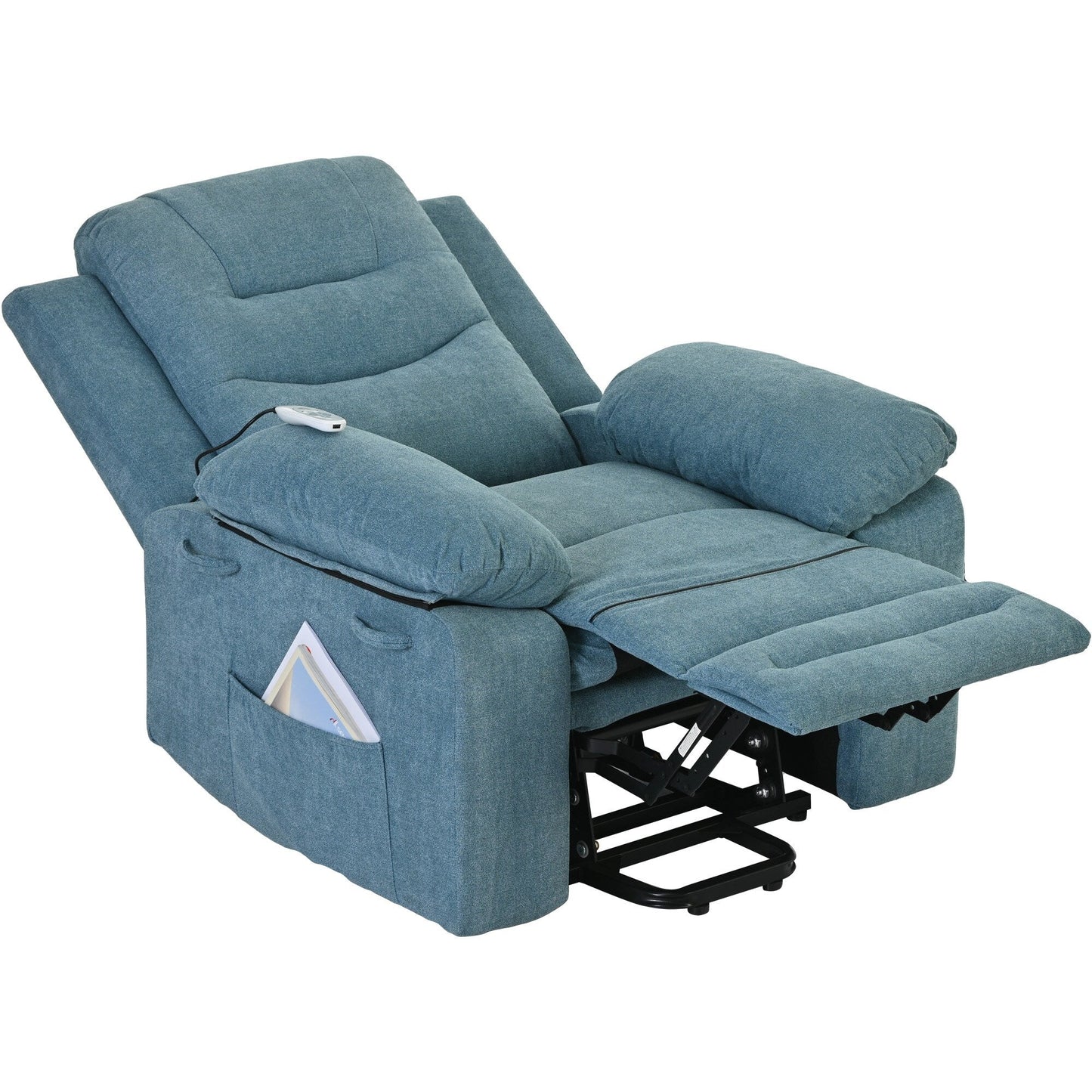Roomfitters Power Lift Massage Recliner Chair with Soothing Heat, Adjustable Massage Modes, Infinite Reclining Options
