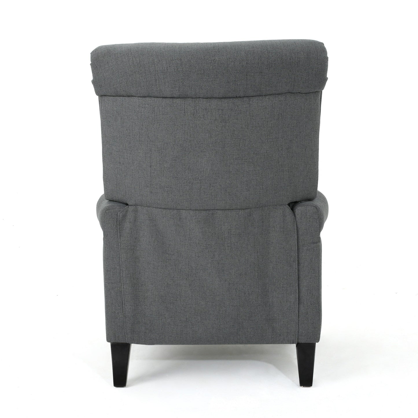 Roomfitters Push Back Recliner Chair with Rolled Arms and Padded Seat for Living Room or Study