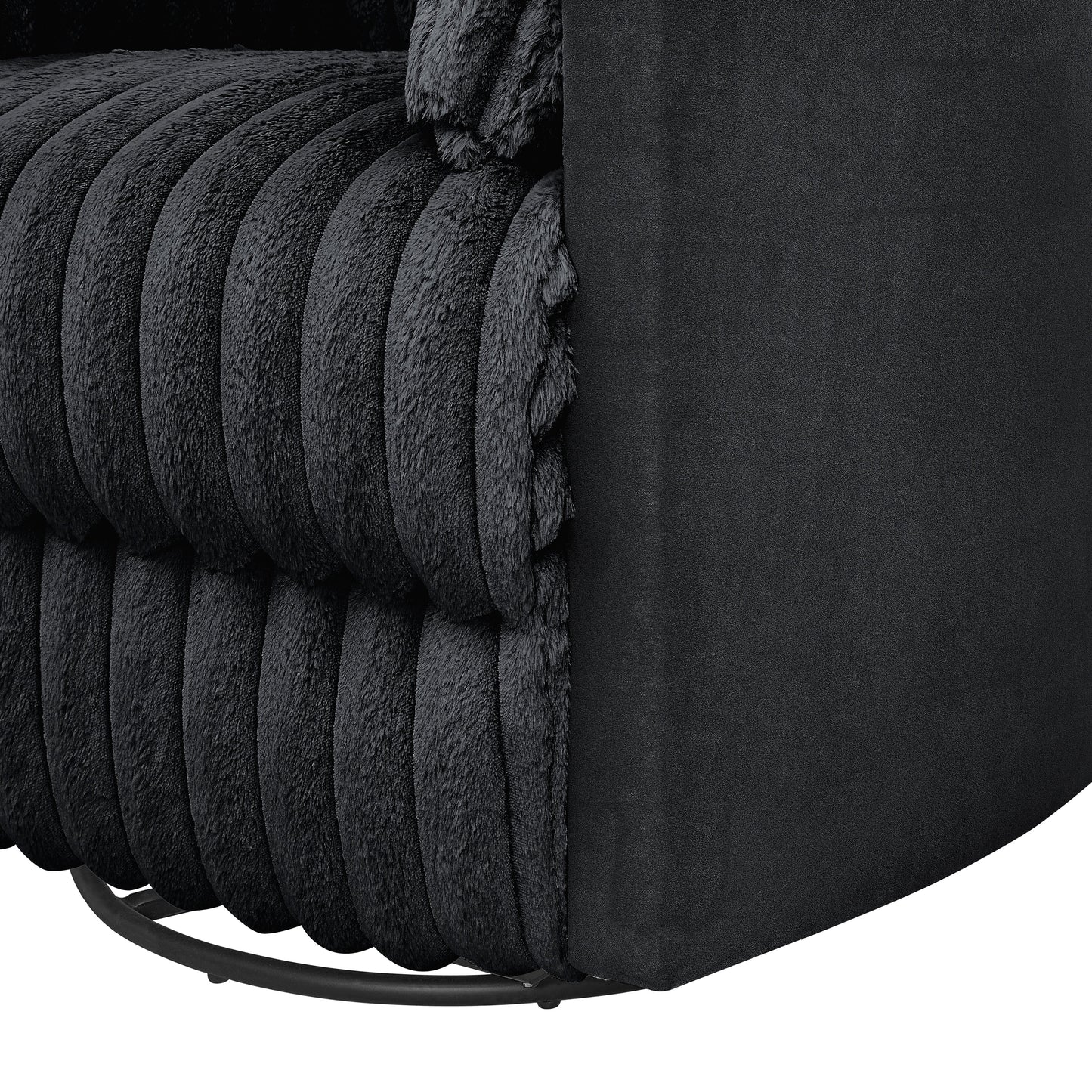 Roundhill Furniture Bocaton Wide Wale Corduroy Upholstery Manual Recliner