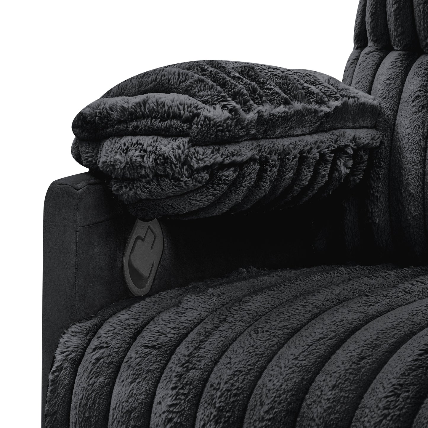 Roundhill Furniture Bocaton Wide Wale Corduroy Upholstery Manual Recliner