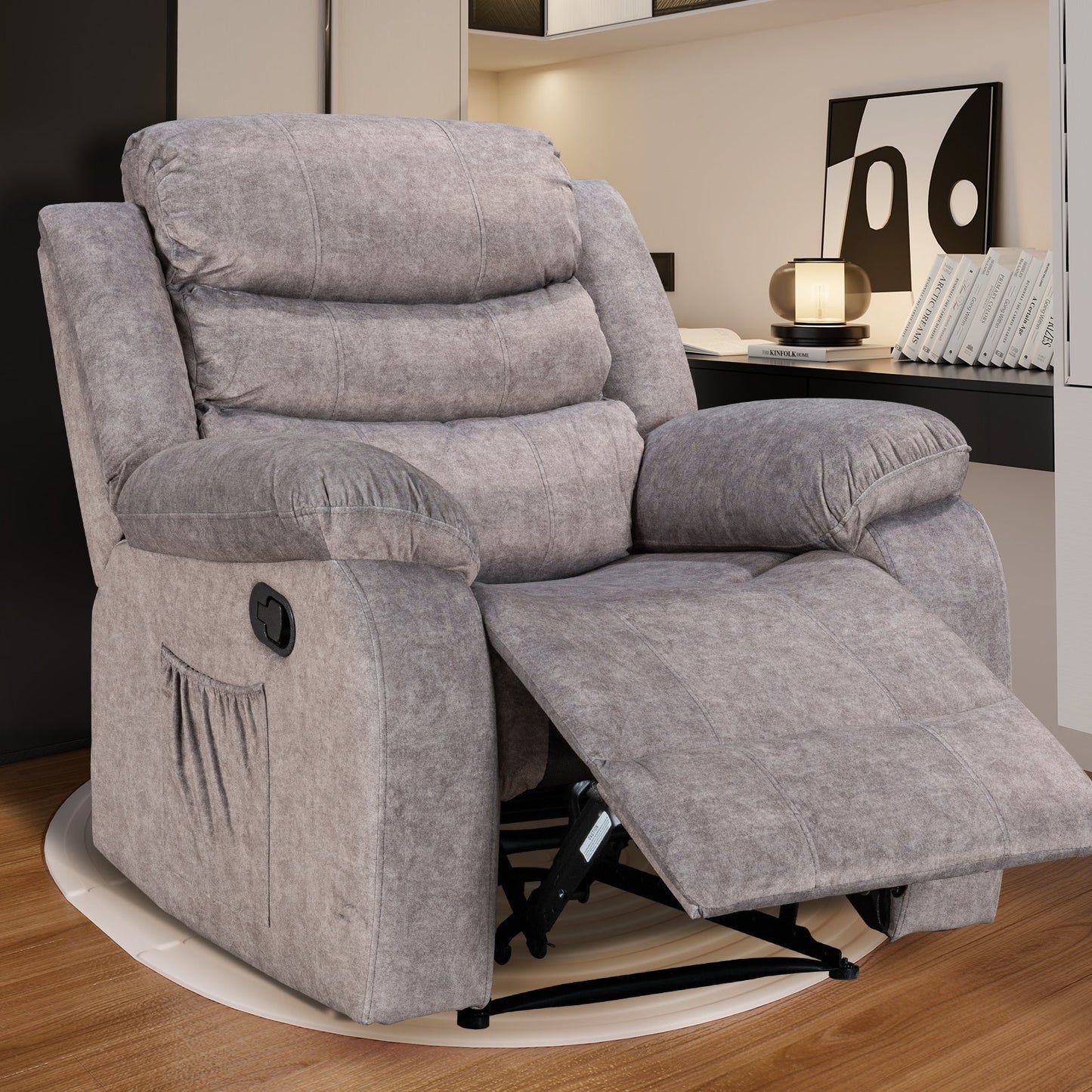 Soft Recliner Chair with Massage and Heat Function