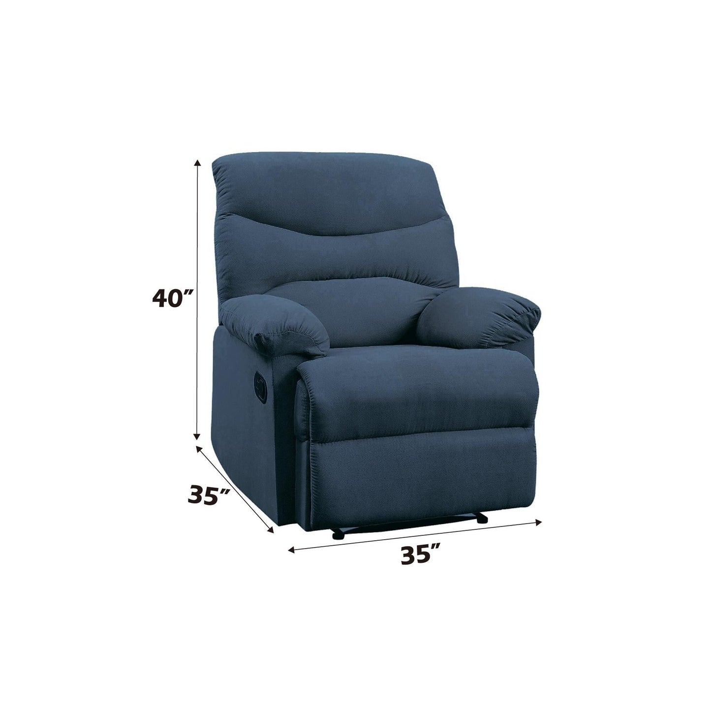 Sophisticated Woven Fabric Recliner for Ultimate Relaxation Experience