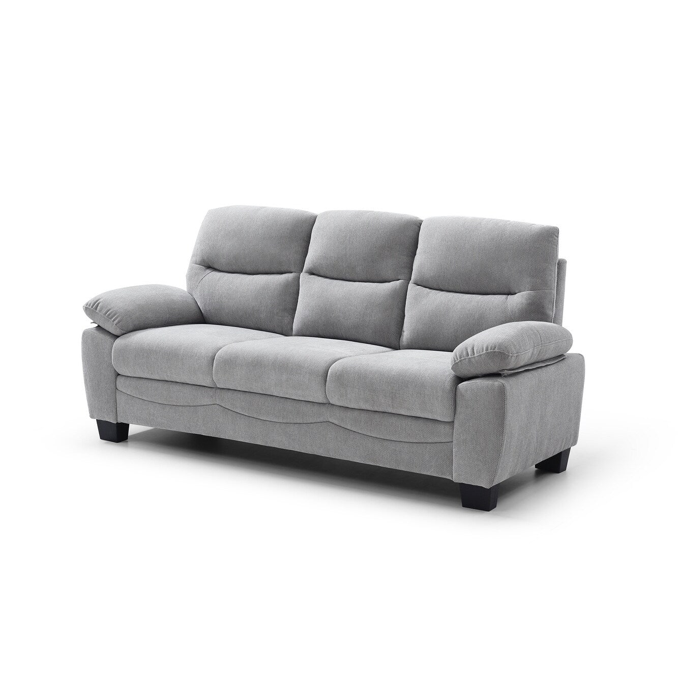 Summerton 78 in. Pillow Top Arm Polyester Straight Sofa