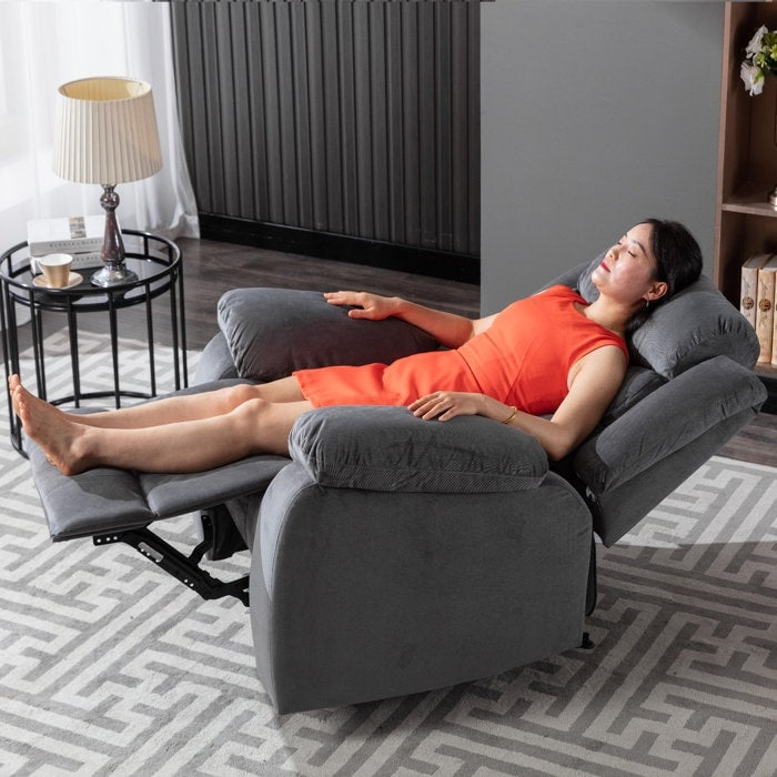 Super Soft Manual Heated and Massage Recliner Chair