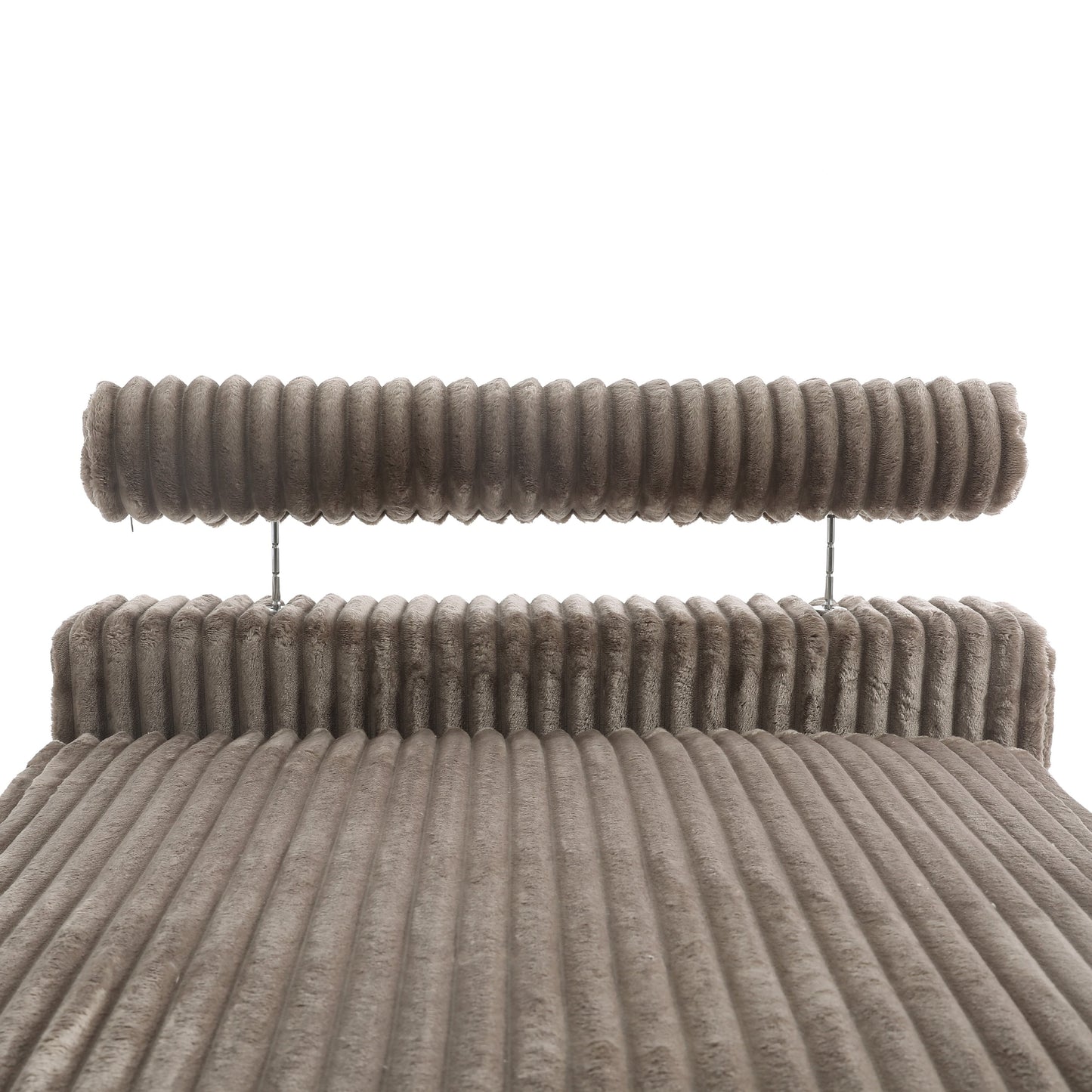 UIXE Upholstered Plush Velvet L Shaped Couch Modular Sofa