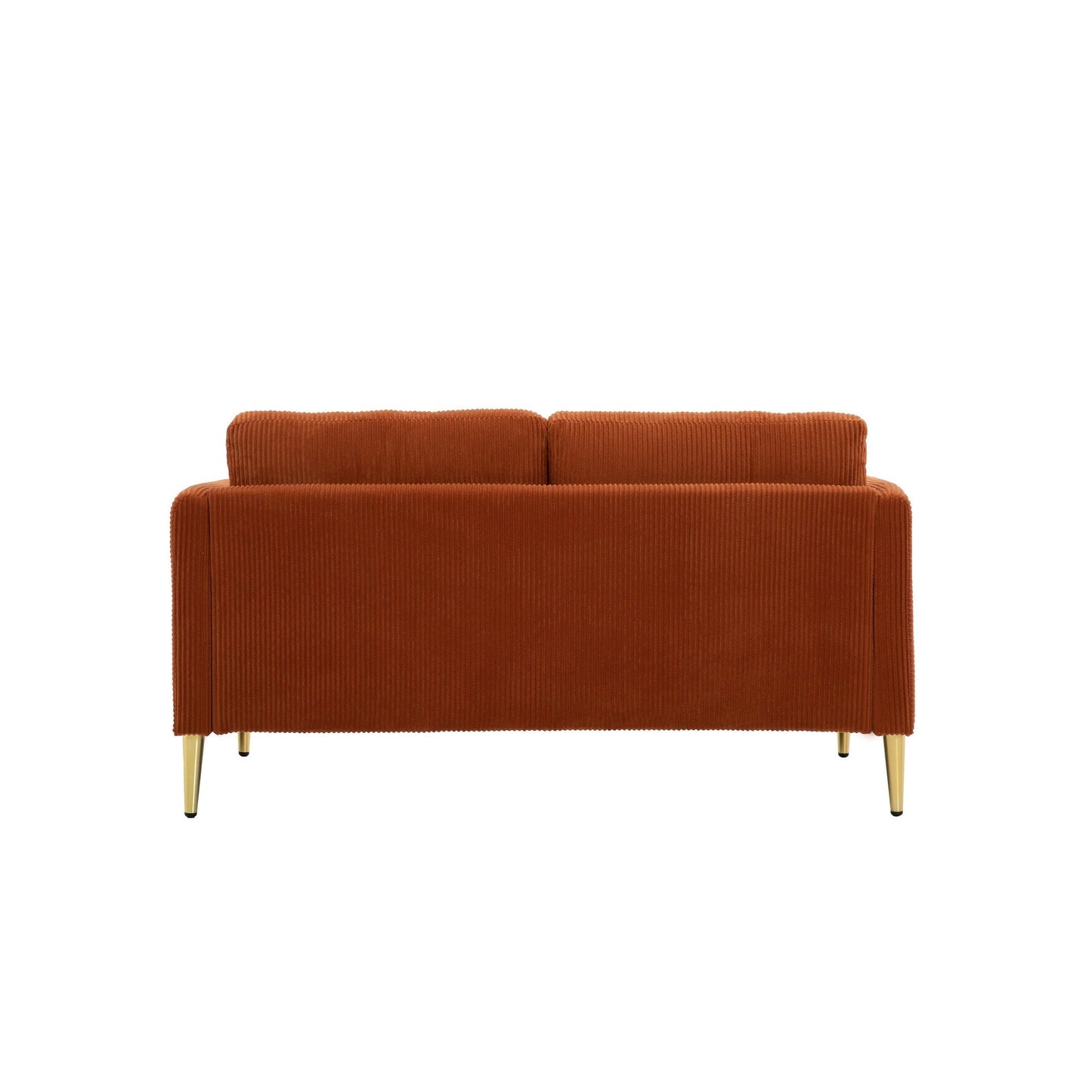 US PRIDE FURNITURE 60.63 W Mid-Century Corduroy Fabric Loveseat
