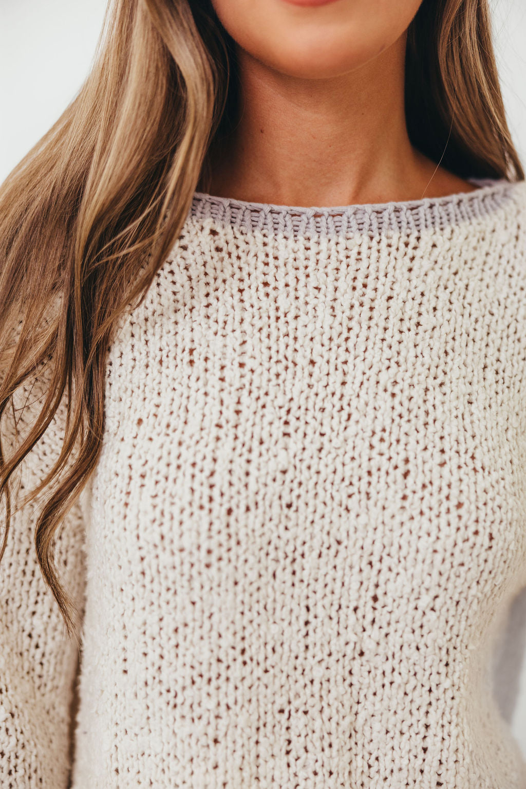Dreamscape Sweater in Ivory Grey