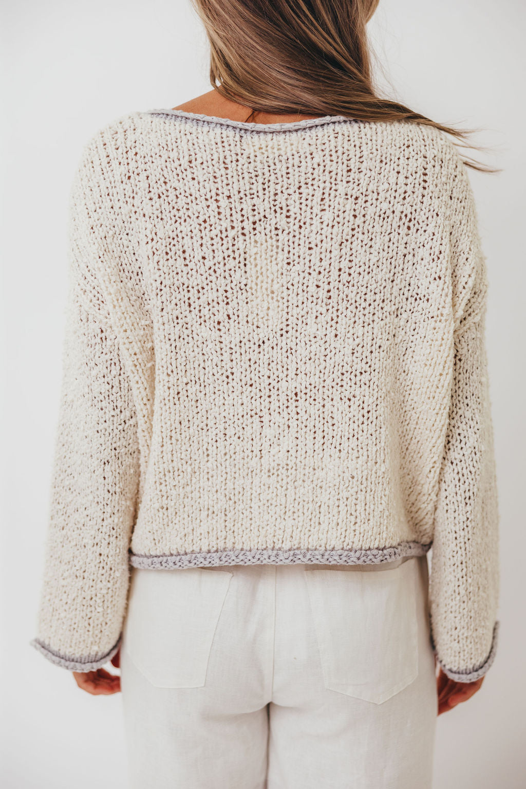Dreamscape Sweater in Ivory Grey