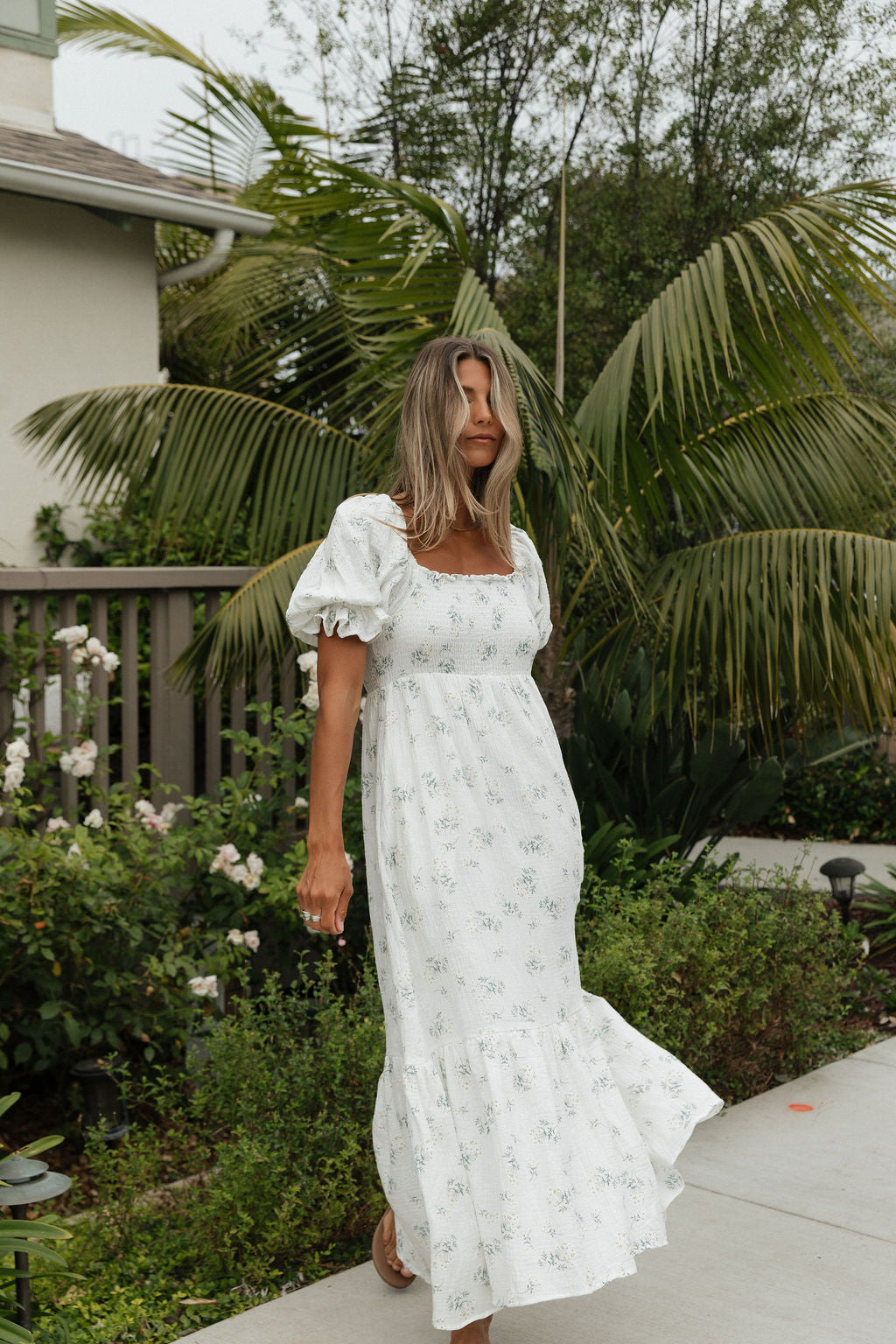 Livvy 100% Cotton  Maxi Dress in Chamomile - Bump Friendly & Inclusive Sizing