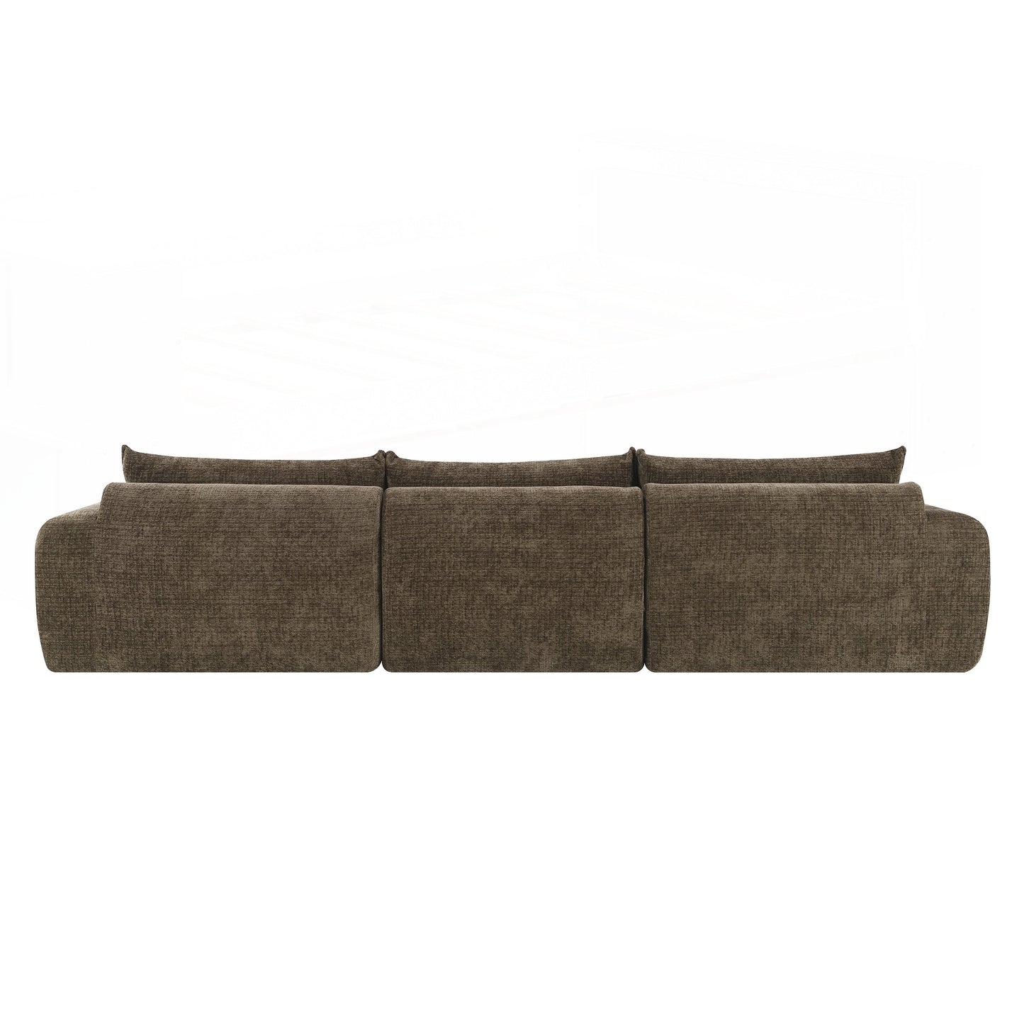 116 Inch Fully Compressed Sofa with High Density Foam