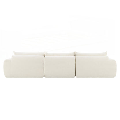 116 Inch Fully Compressed Sofa with High Density Foam