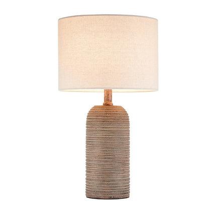KAWOTI Farmhouse Table Lamp Set with LED Bulbs (Set of 2) - W10.5 x H18.5 inch