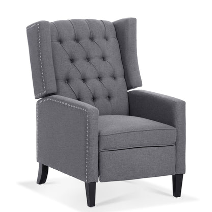 27.16 Wide Fabric Manual Wing Chair Recliner